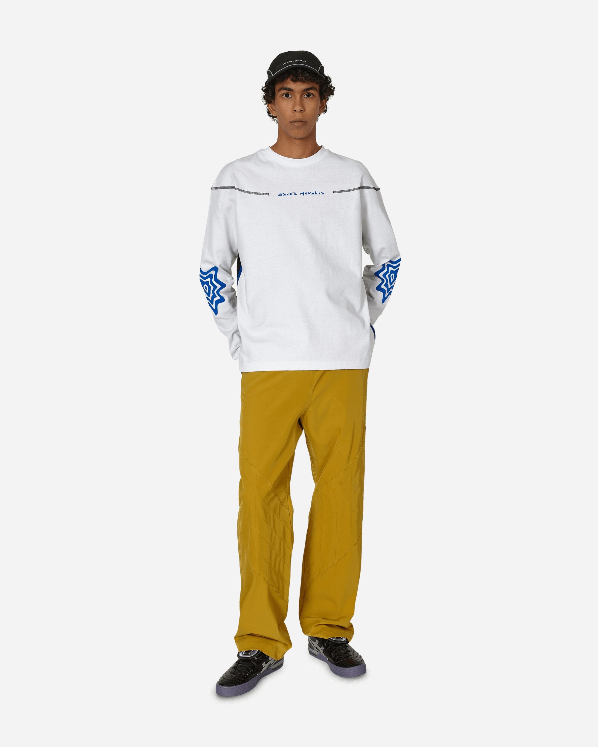 Asics Novalis Bixance Longsleeve T-Shirt Optic White / Obsidian 