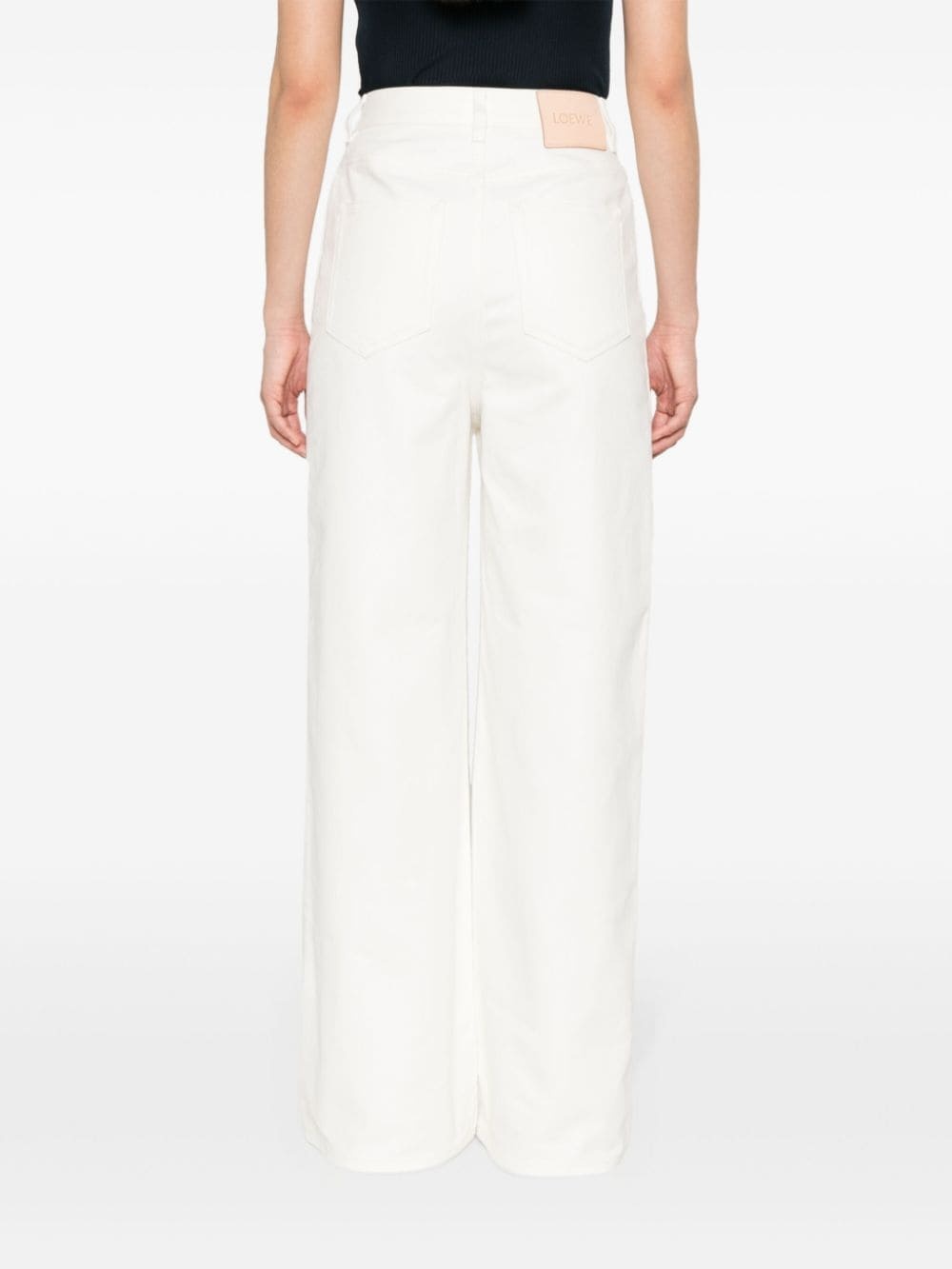 high-rise straight-leg jeans - 4