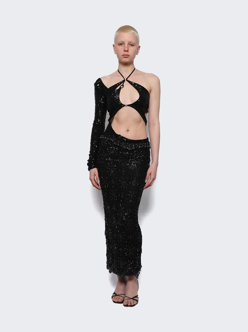 Banu Midi Dress Black - 2