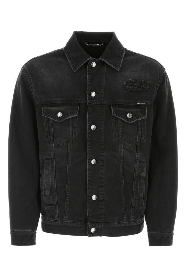 Dolce & Gabbana DOLCE & GABBANA MAN Black Denim Jacket