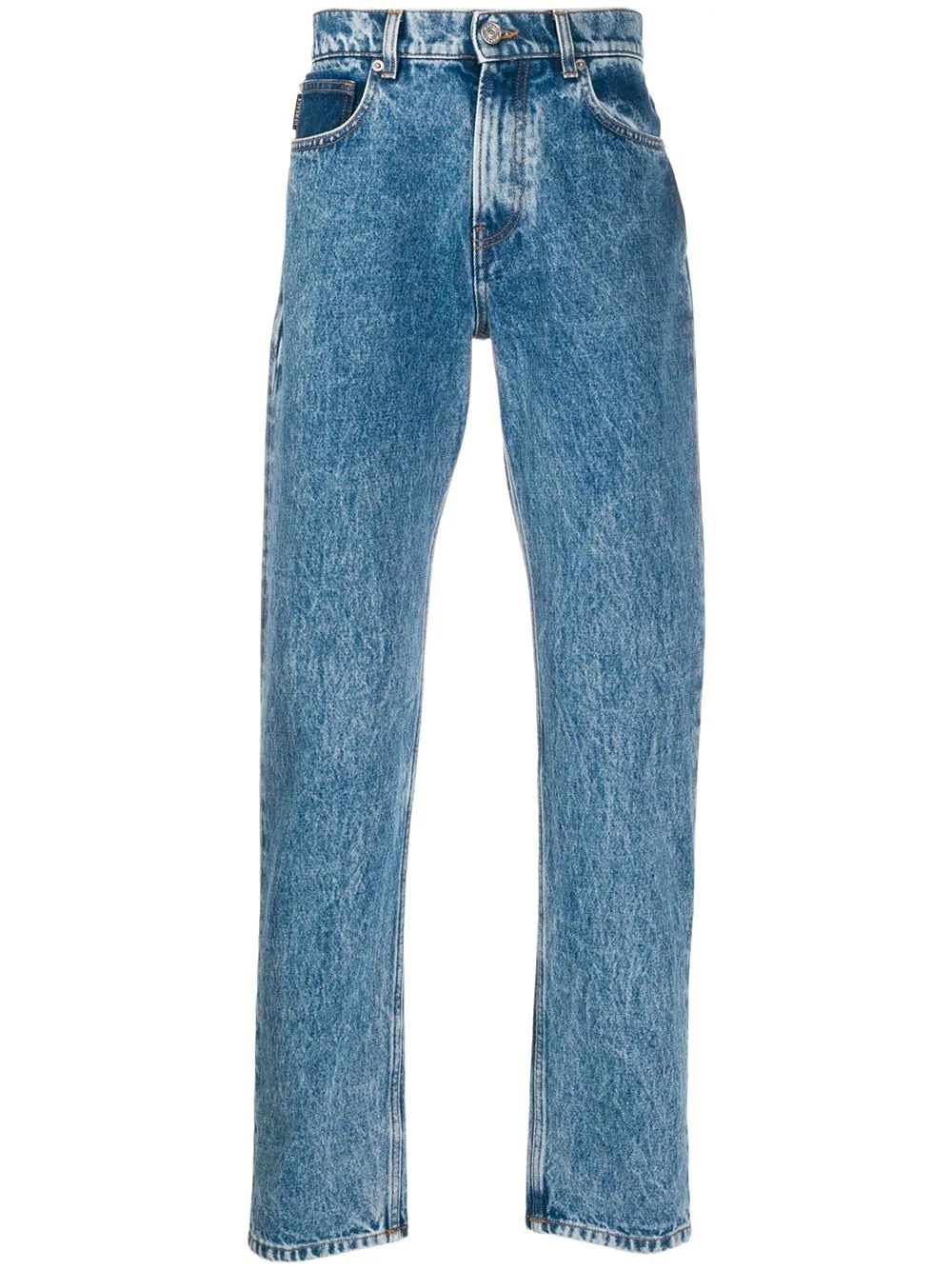 stonewash denim jeans  - 1