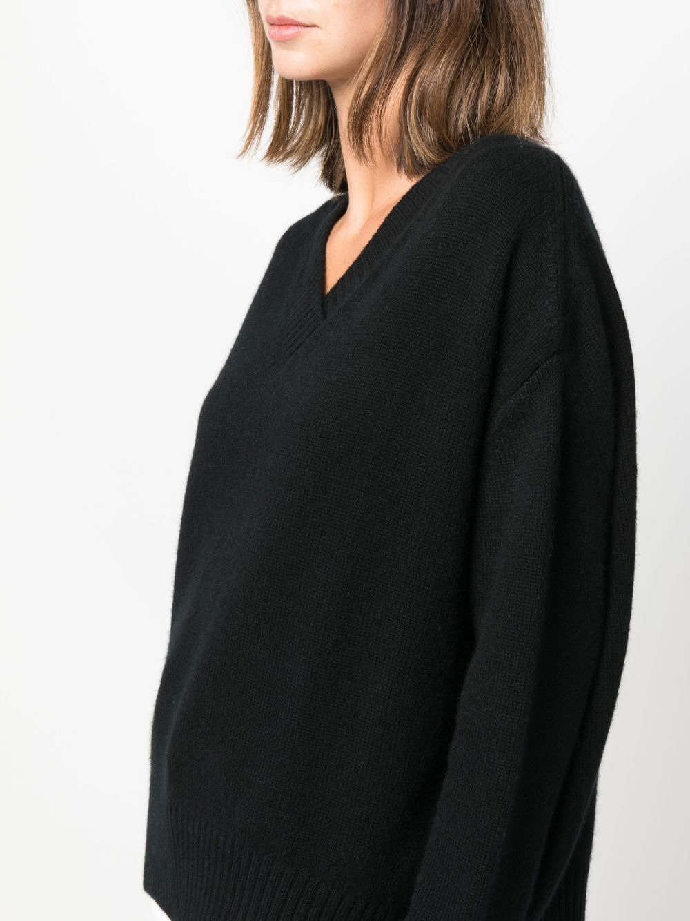 V-neck cashmere jumper - 5