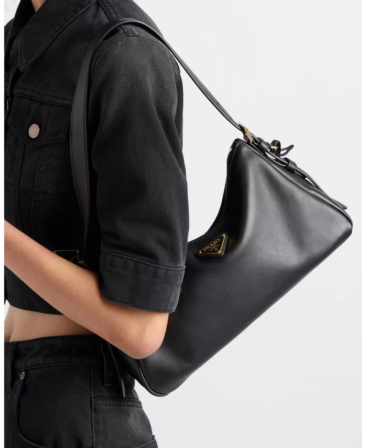 Aimee Medium Leather Shoulder Bag - 3