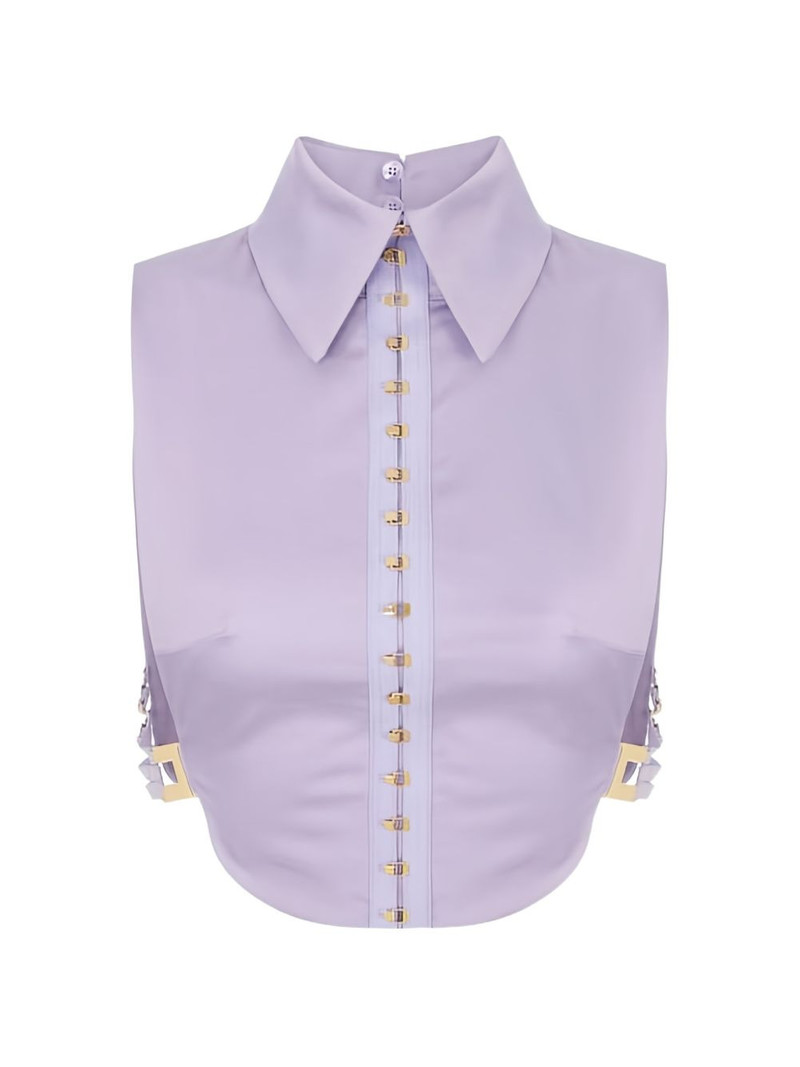 shirt-collar cotton bib 1