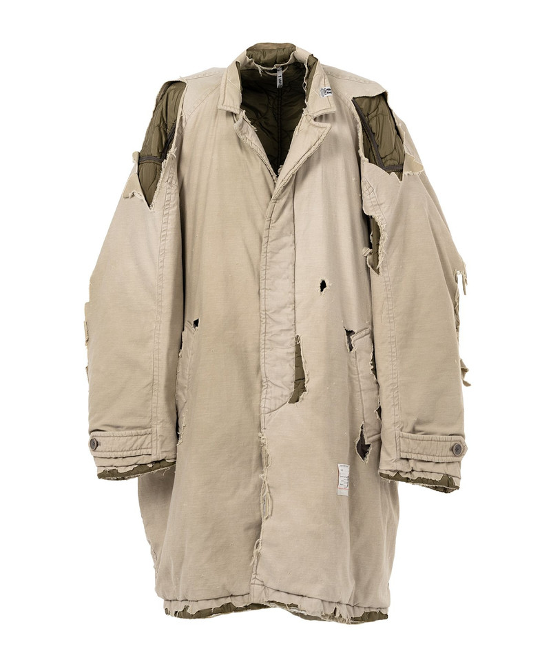 Distressed Balmacaan Coat 23