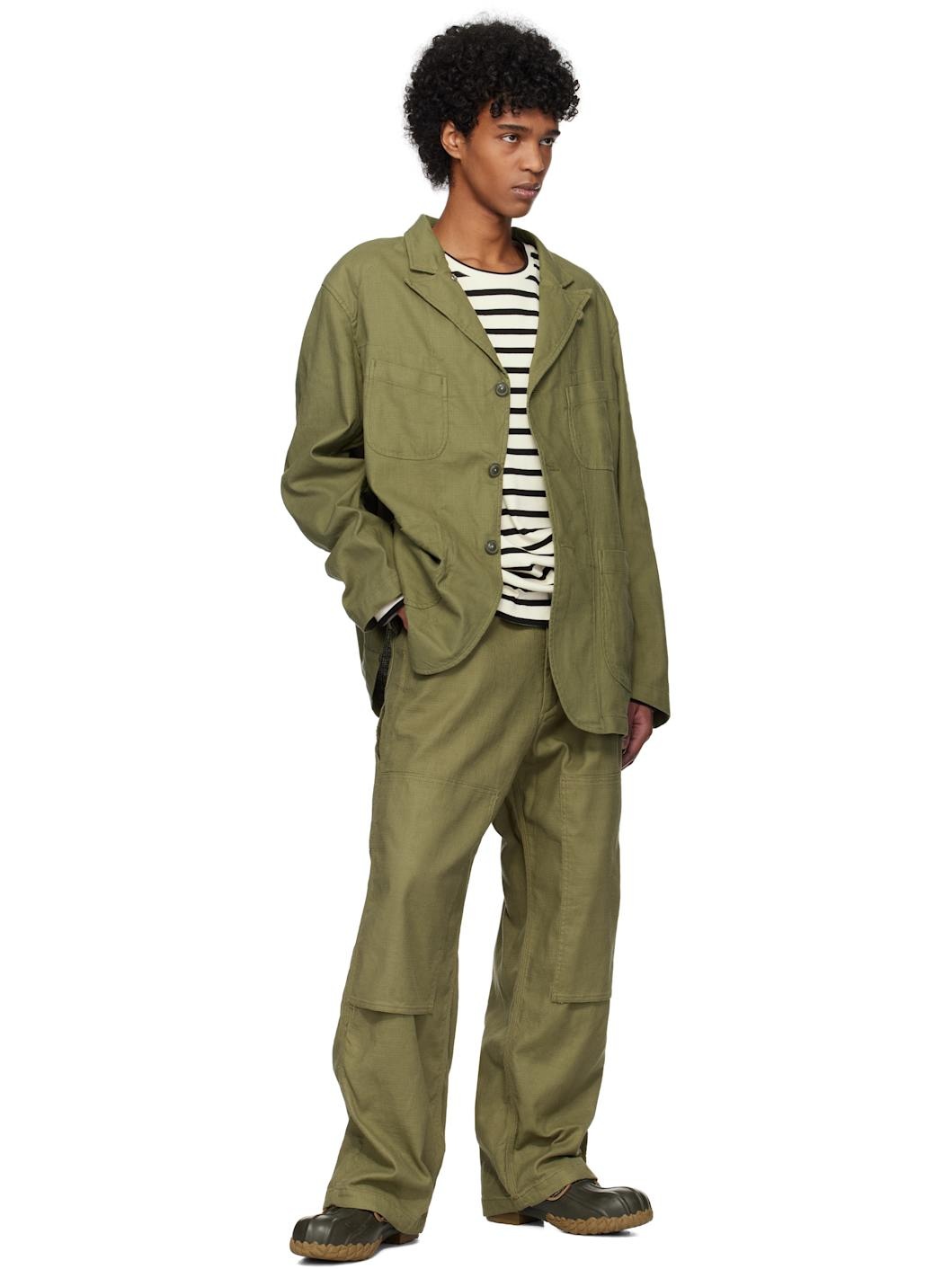 Khaki Painter Trousers - 4