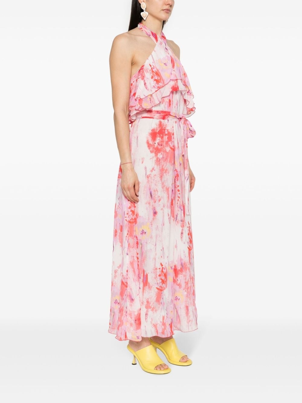 abstract-print maxi dress - 3