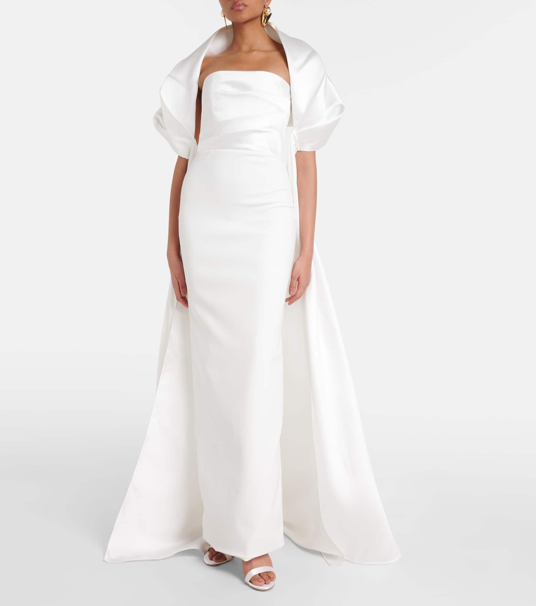 Vera satin bustier gown - 2