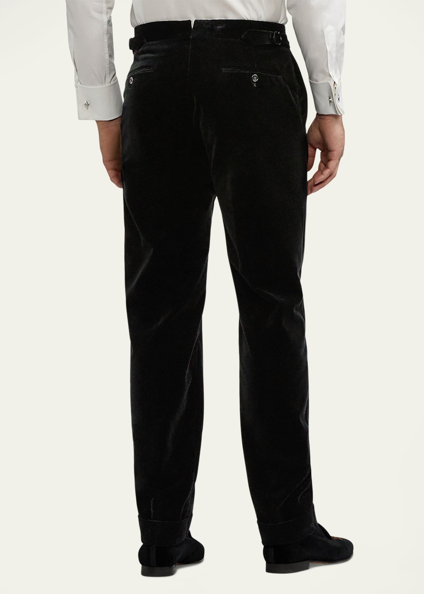 Men's Gregory Hand-Tailored Velvet Trousers - 3