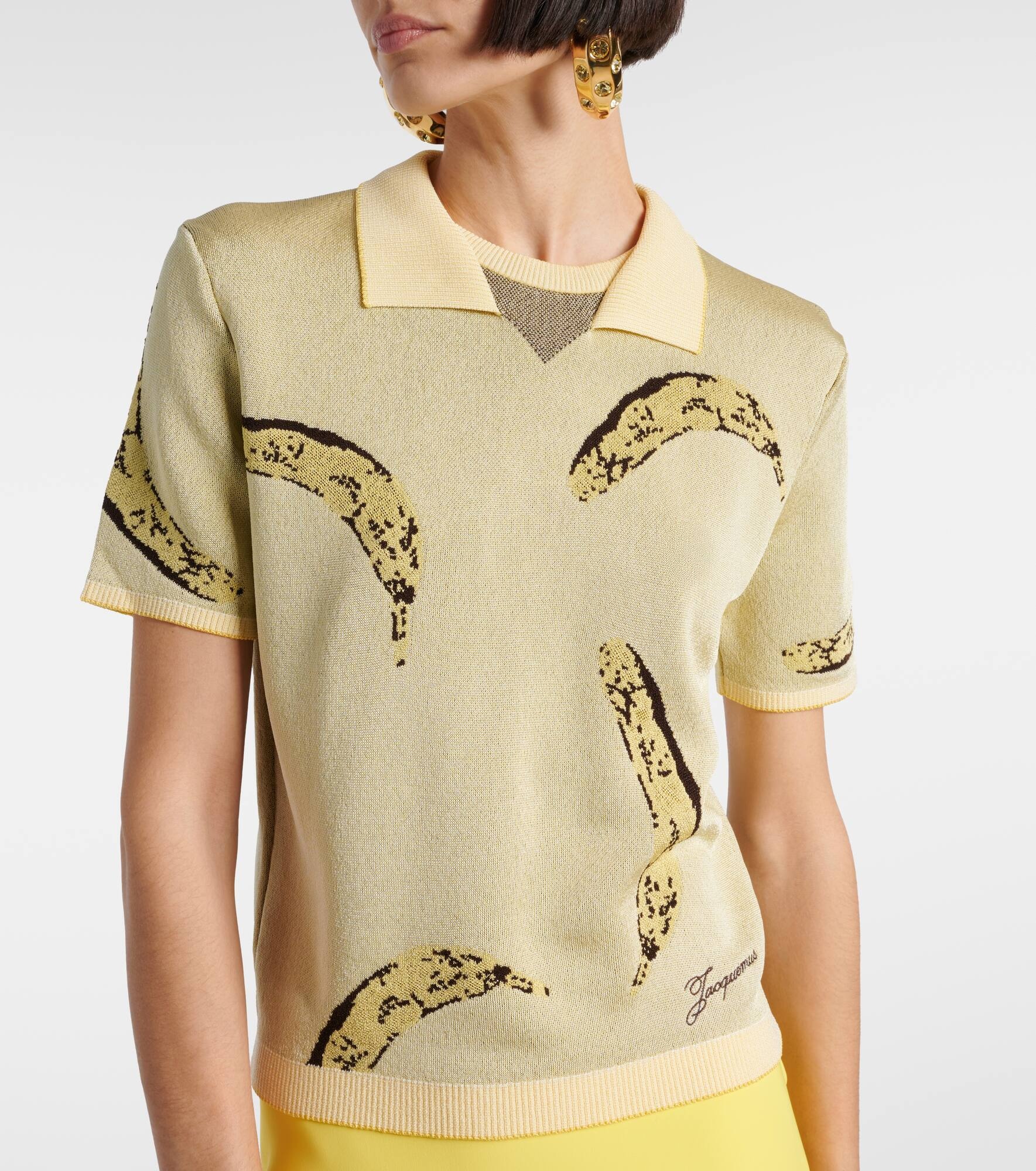 Marino jacquard polo shirt - 4