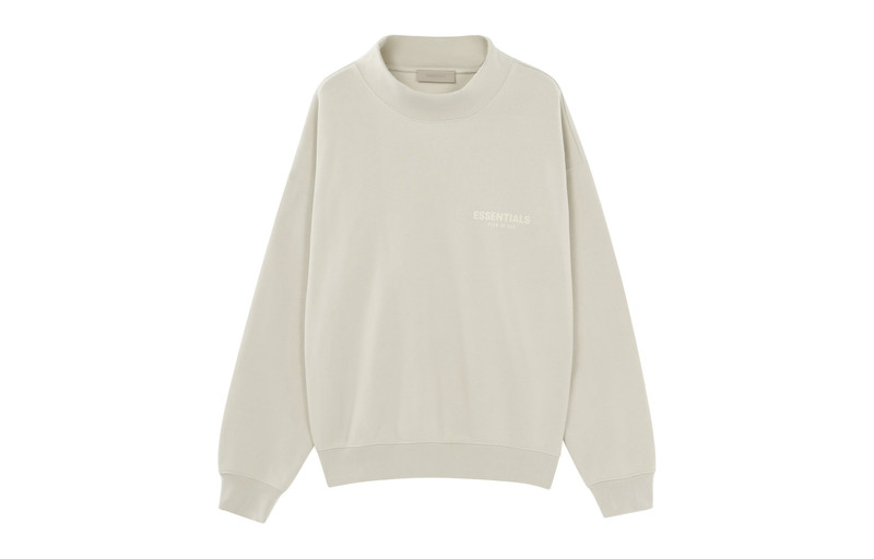 ESSENTIALS Fear of God Essentials SS22 Relaxed Mockneck Wheat FOG-SS22-251 outlook