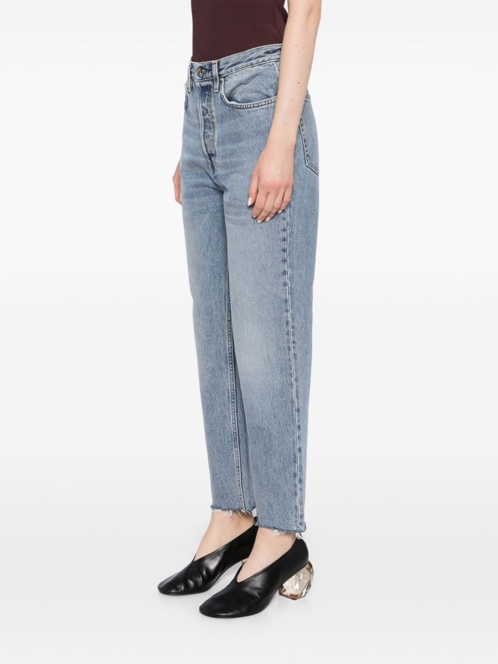 straight-leg jeans - 3