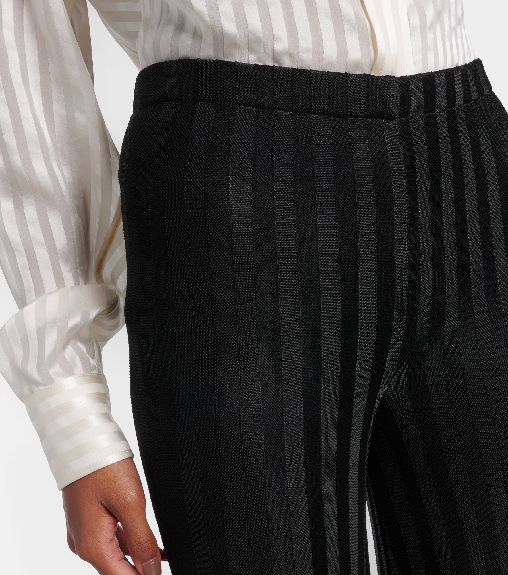Knitted flared pants - 4