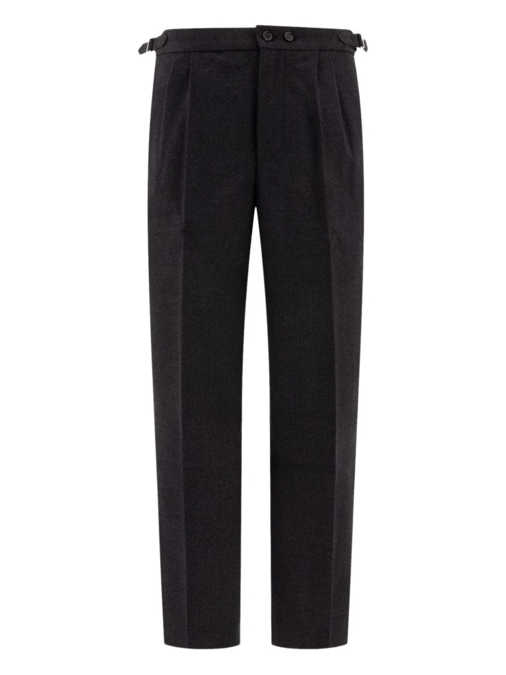 pleated buckle-detailing trousers - 1