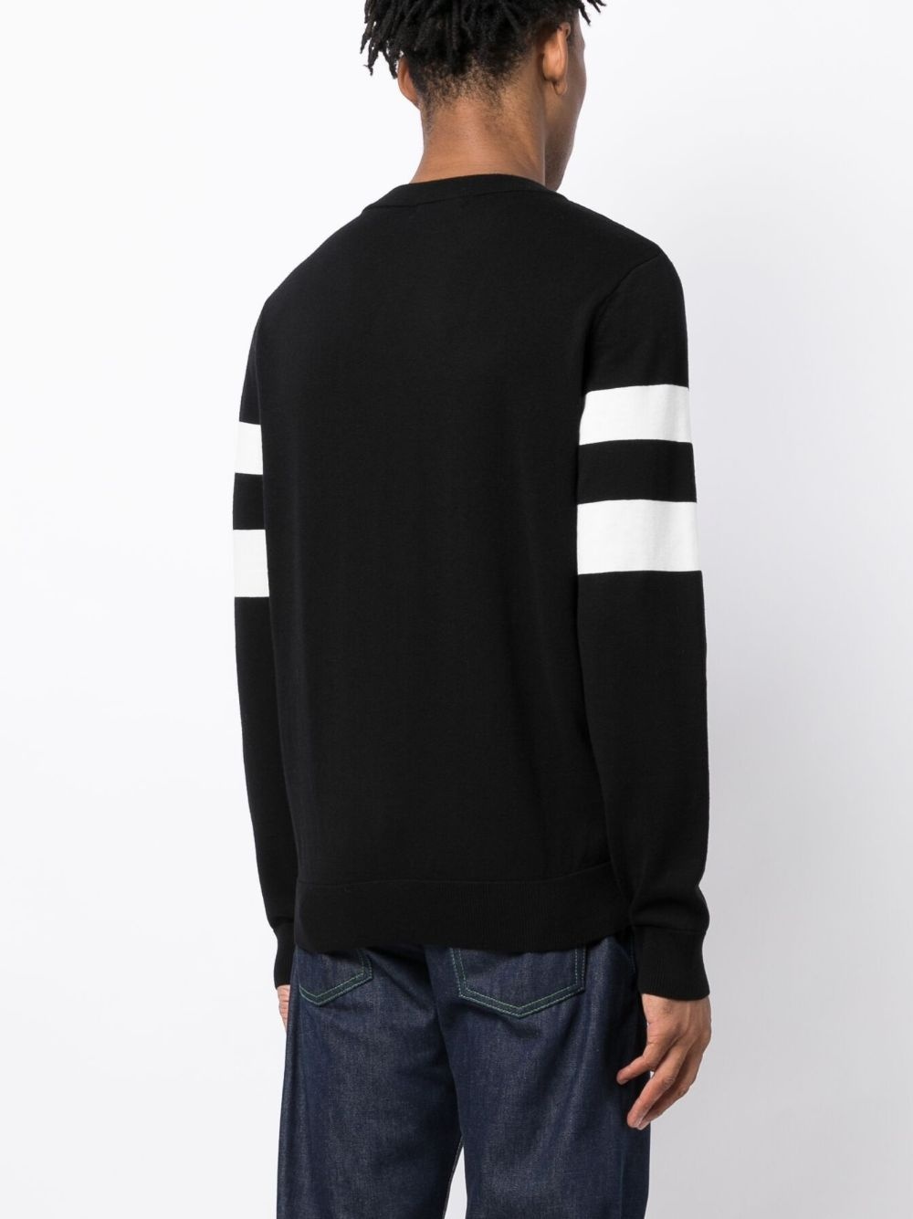 Ringer-embroidered cotton sweatshirt - 4