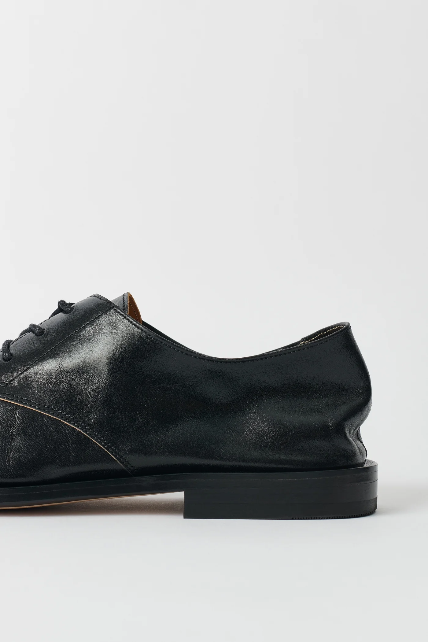 Our Legacy Collapsing Consultant True Dye Black Leather | REVERSIBLE