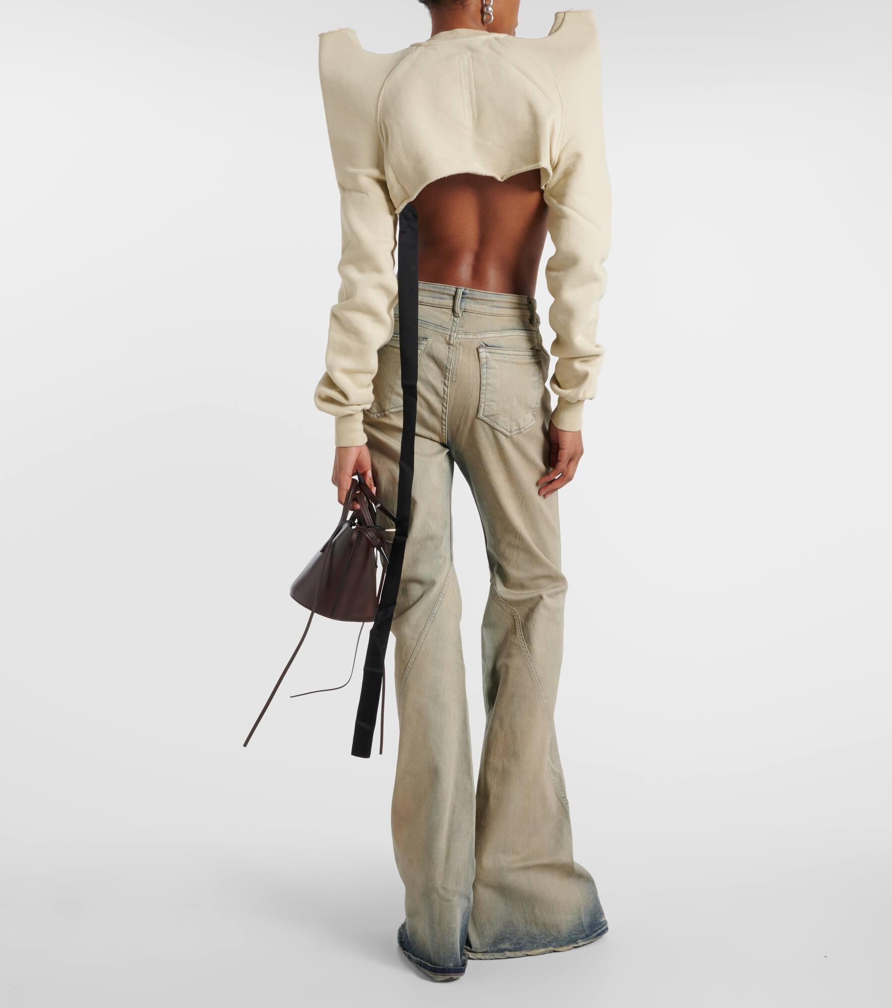 DRKSHDW mid-rise flared jeans - 3