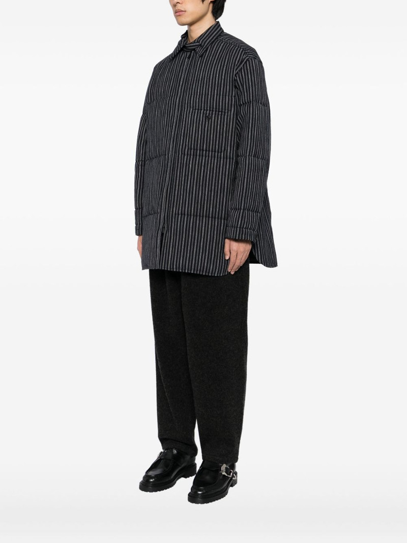 stripe-printed coat 3