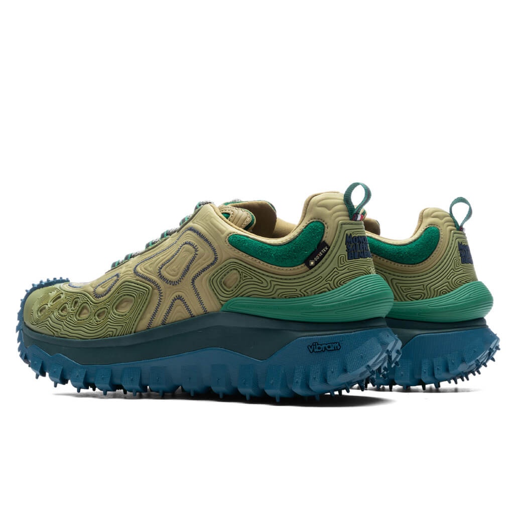 MONCLER GENIUS X SALEHE BEMBURY TRAILGRIP GRAIN SNEAKERS - BEIGE - 3