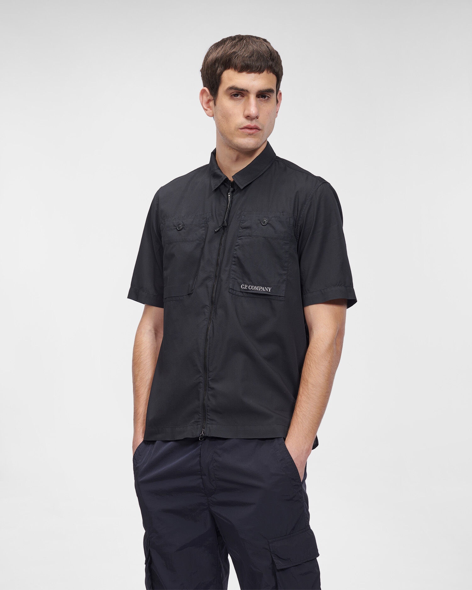 Cotton Rip-Stop Zipped Shirt - 2