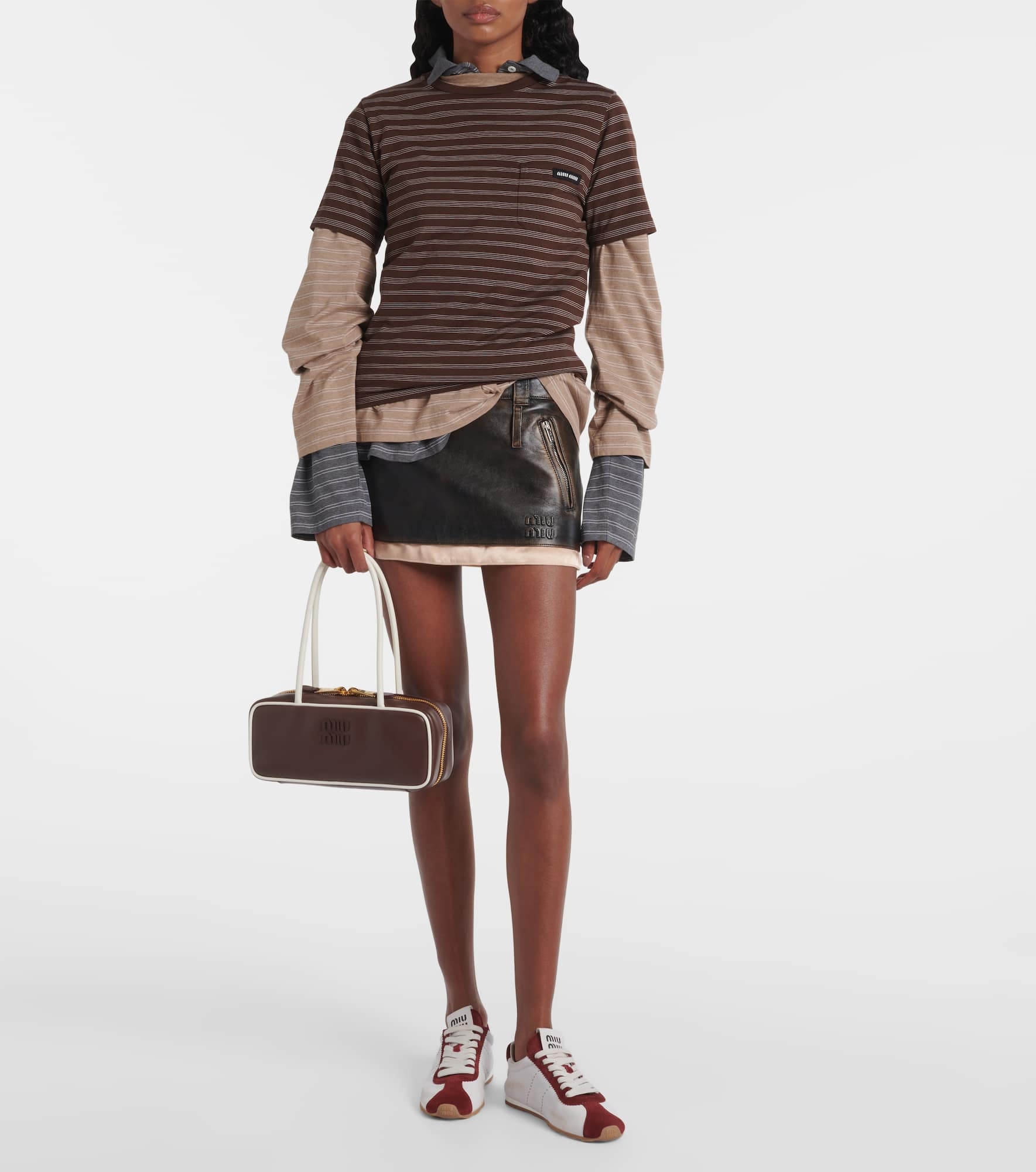 Beau leather shoulder bag - 5
