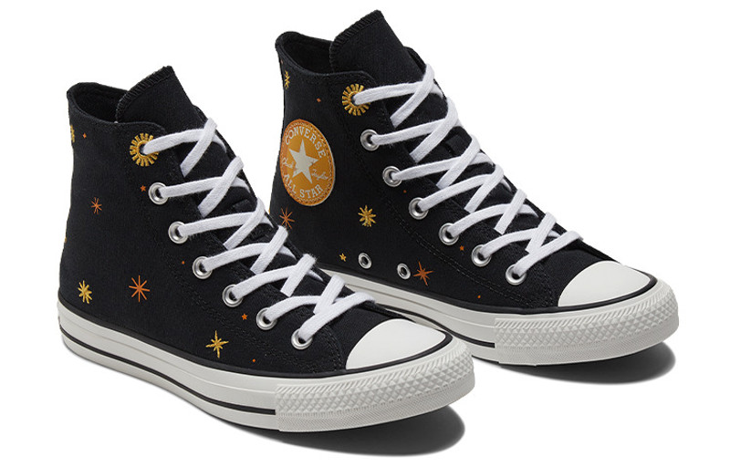 (WMNS) Converse Chuck Taylor All Star 'Black Yellow' A02885C 3