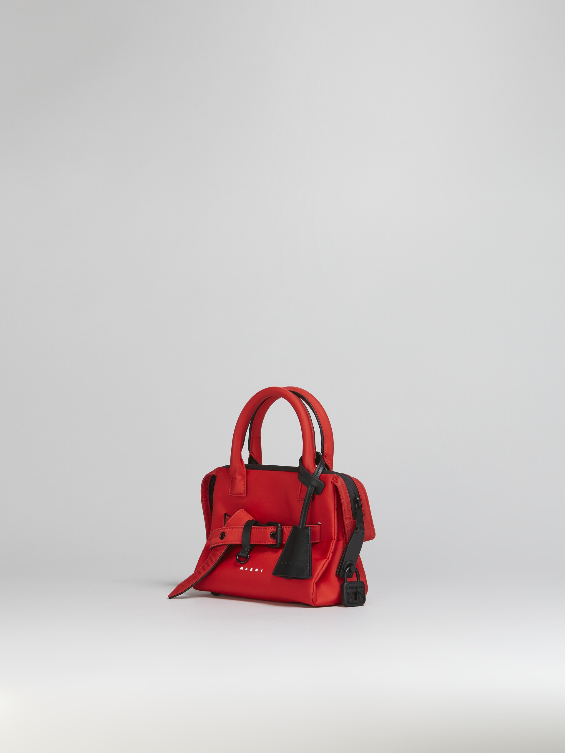 RED NYLON TREASURE BAG - 5