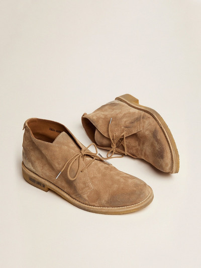 Golden Goose Noel ankle boots in caramel-colored suede outlook