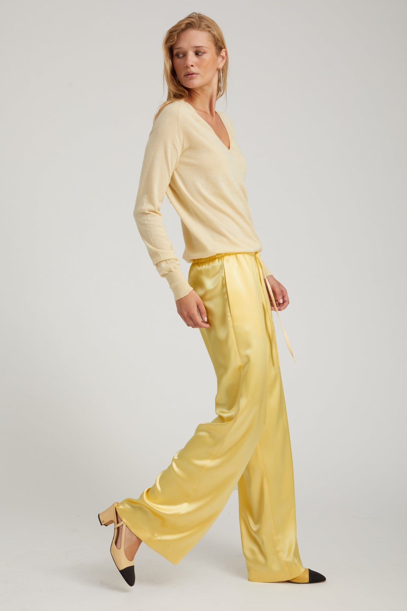 LIMONCELLO SILK KAUAI PANTS - 2