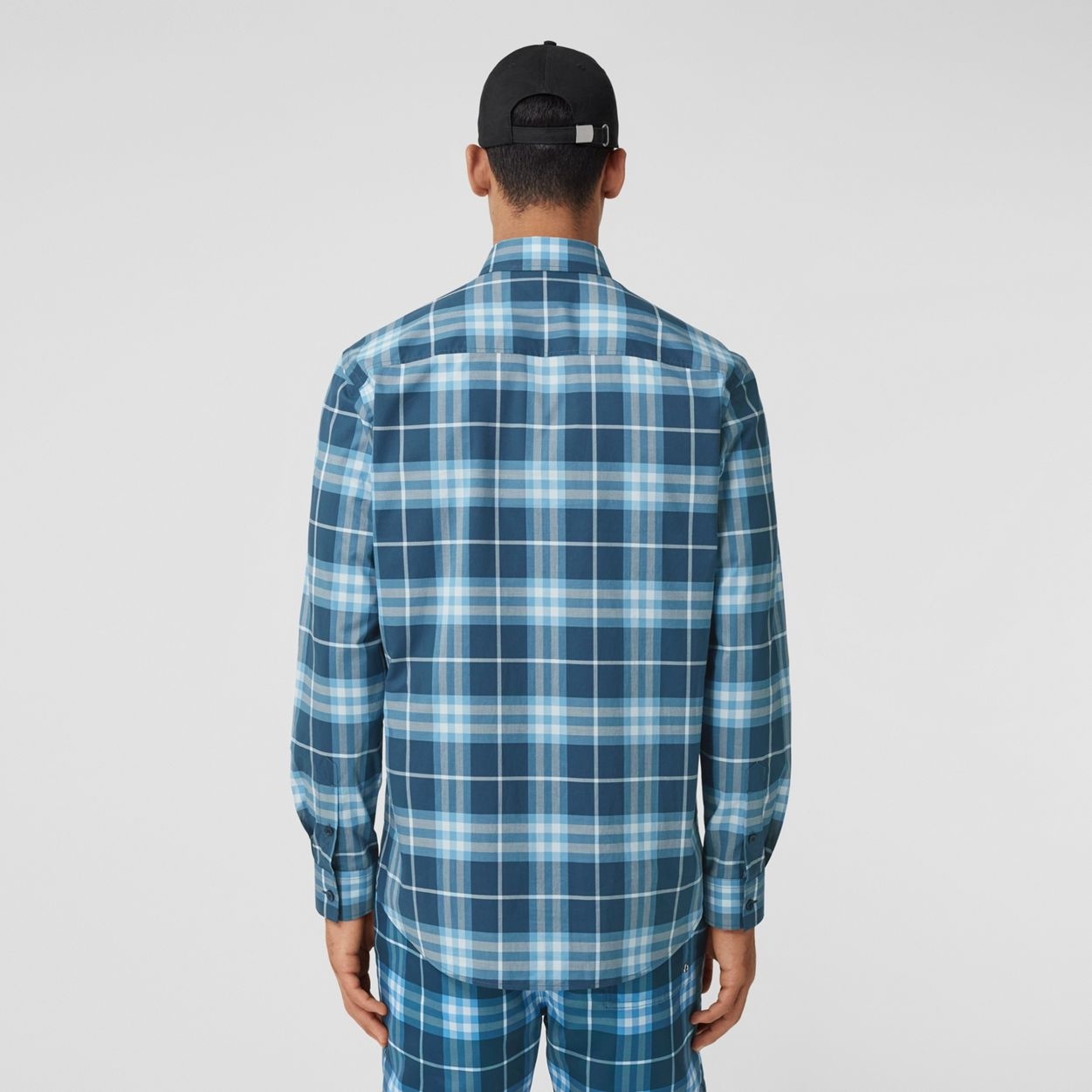 Check Cotton Poplin Shirt - 4
