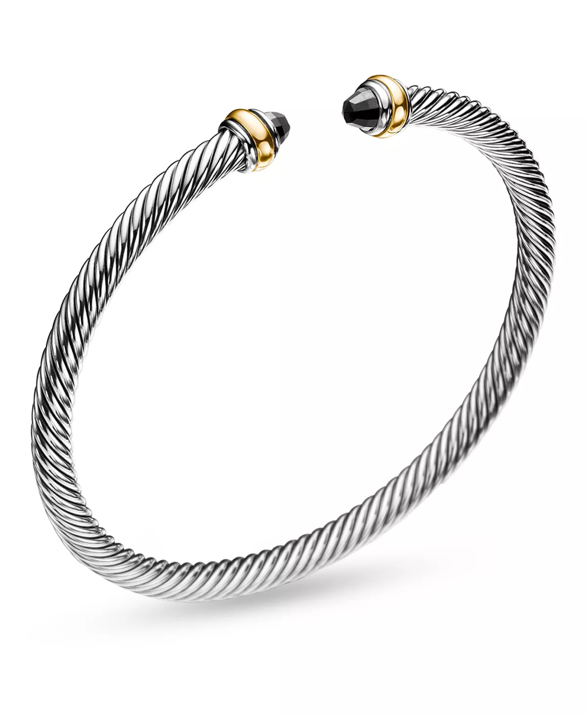 Cable Classic Bracelet with Gemstones or Sterling Silver - 3