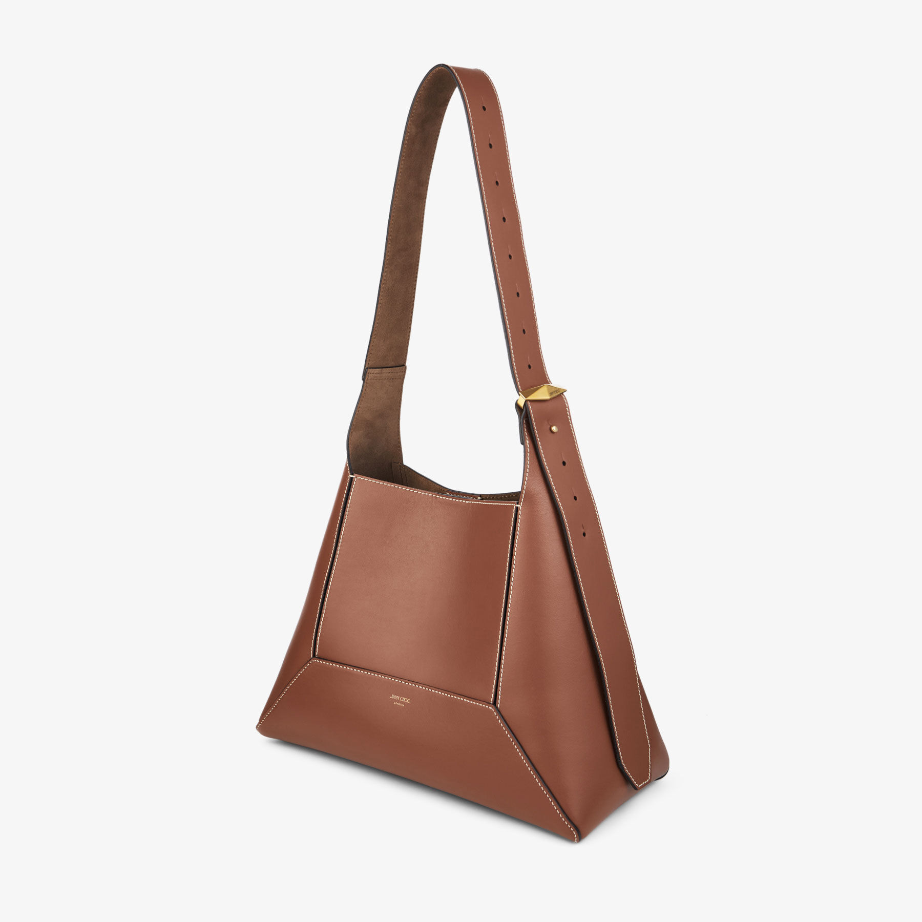 Diamond Hobo/M
Tan Leather Shoulder Bag - 2