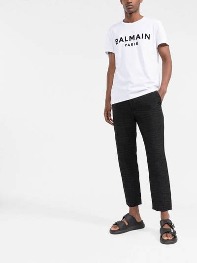 Balmain logo-print T-shirt outlook