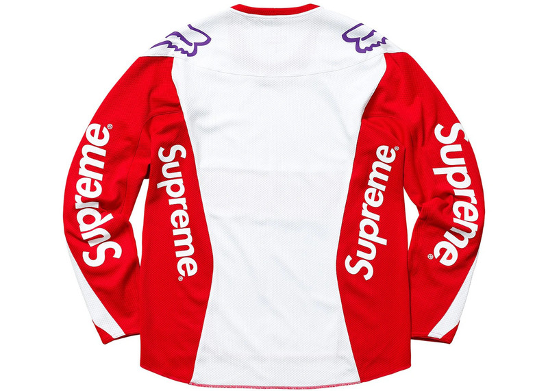 Supreme Supreme Fox Racing Moto Jersey Top Red outlook