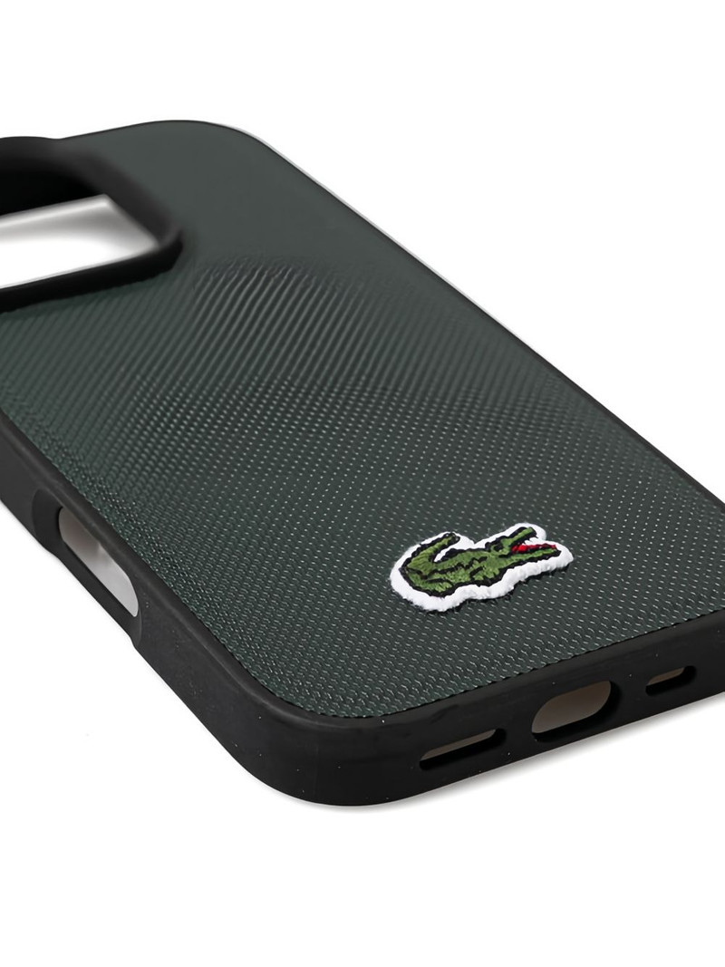 LACOSTE logo-plaque iPhone 16 Pro case outlook