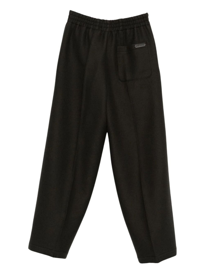 AMI Paris elasticated-waist wool trousers outlook