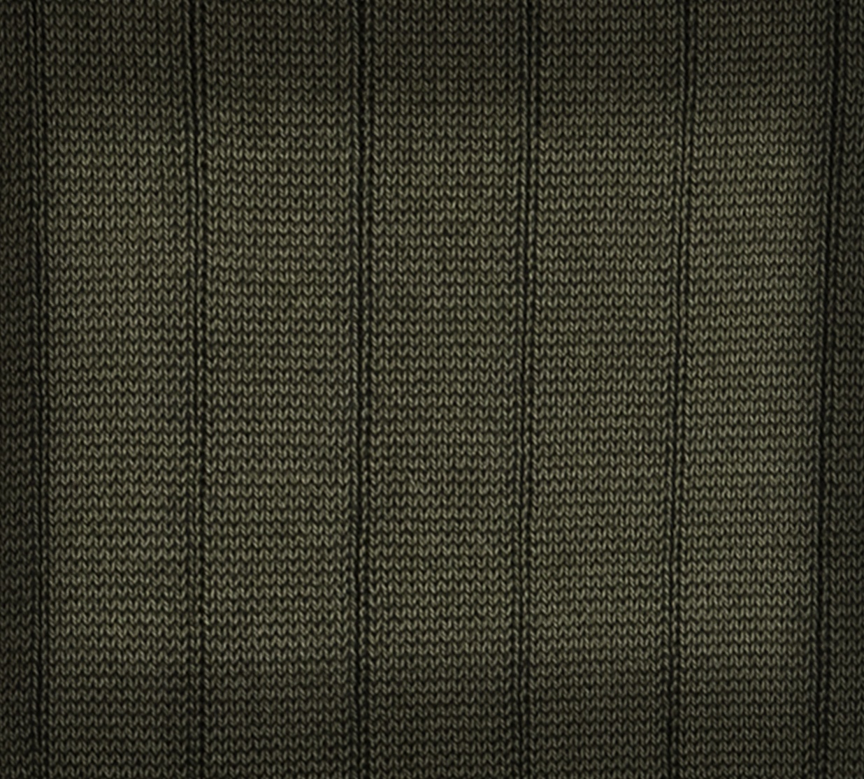 Khaki Cotton Ribbed Socks - 4
