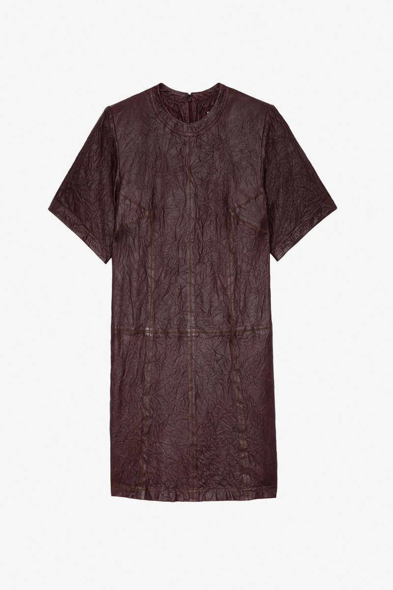 Riddy Crinkled Leather Dress 1