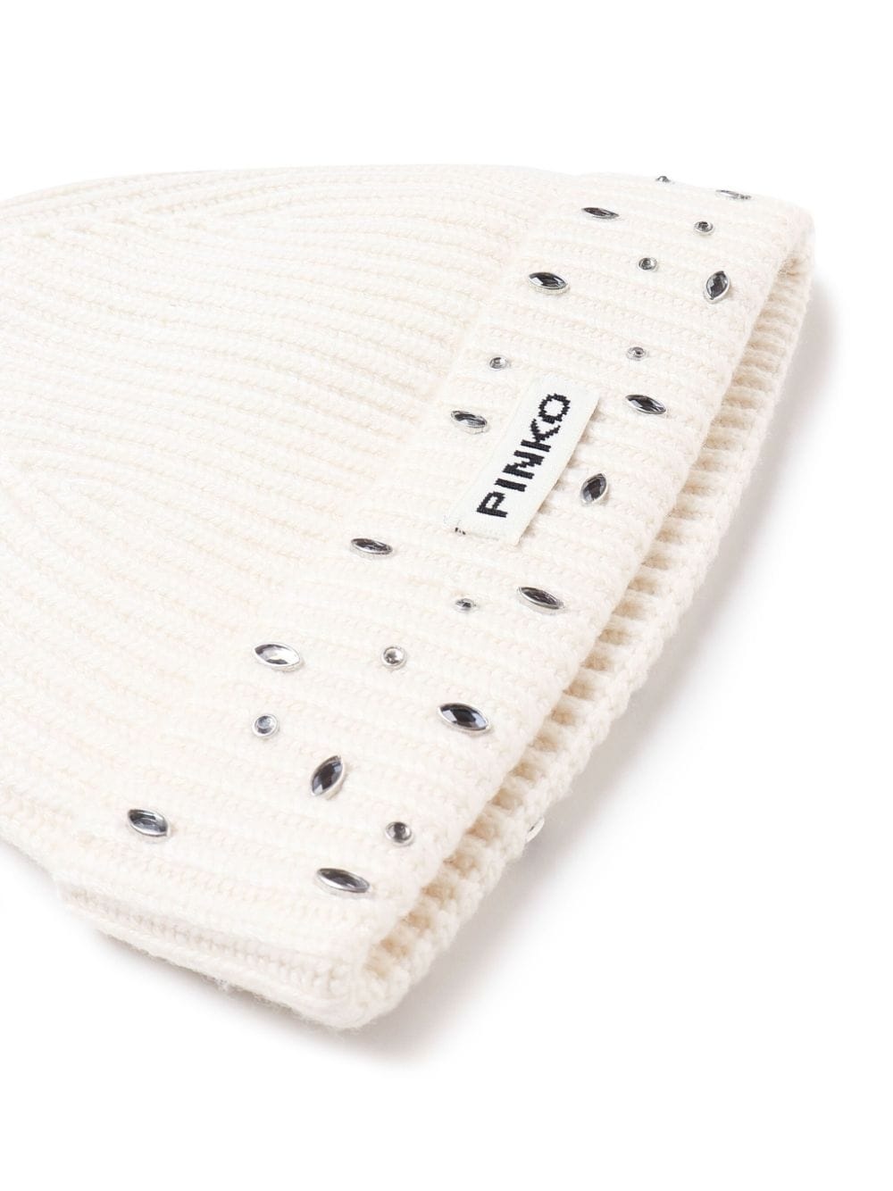 logo-patch beanie hat - 3