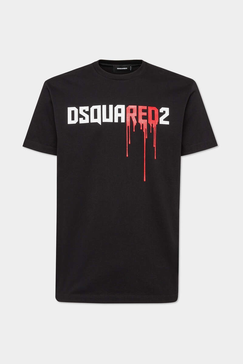 BLOODY RED DSQUARED2 COOL FIT T-SHIRT 1