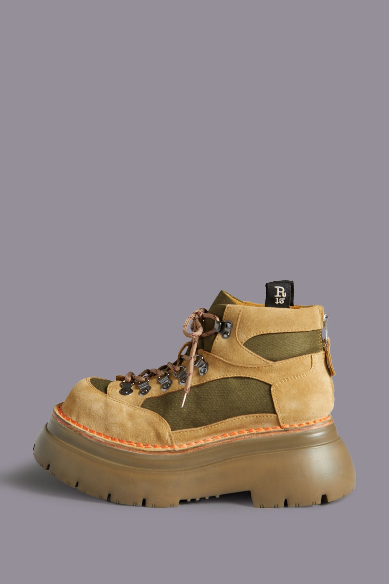 BULKY TRAILBLAZER - BROWN AND OLIVE - 2
