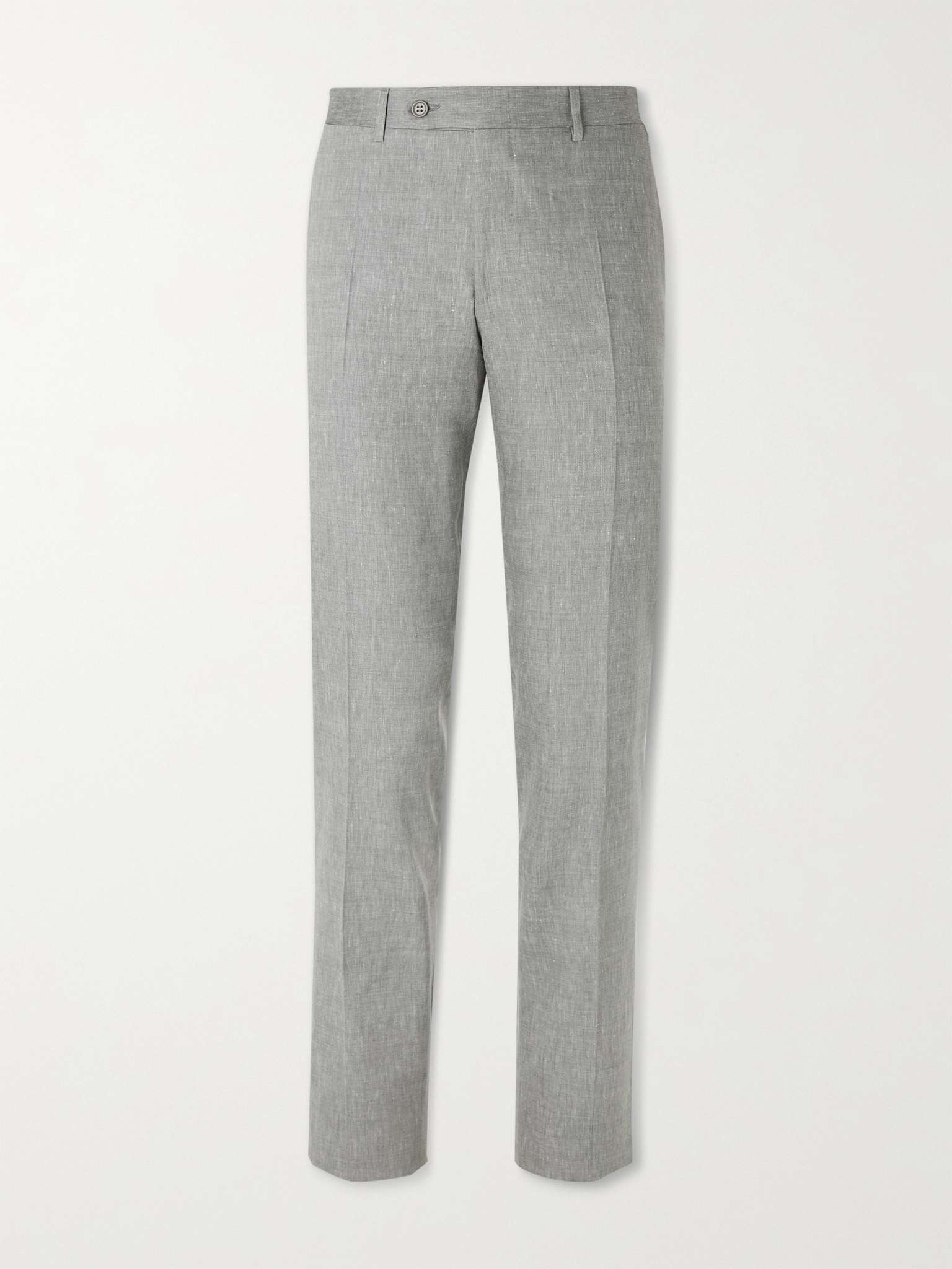 Linen and Wool-Blend Suit Trousers - 1