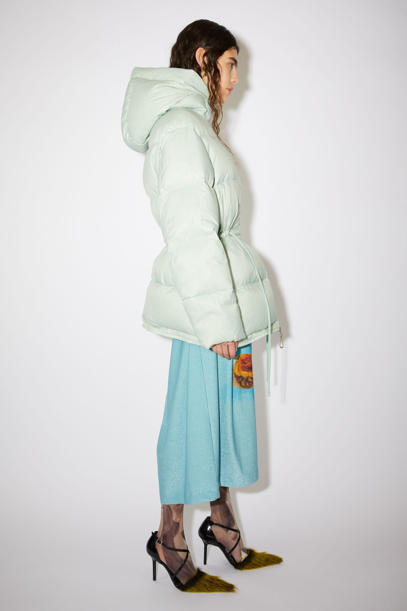 Hooded puffer jacket - Spearmint green 4