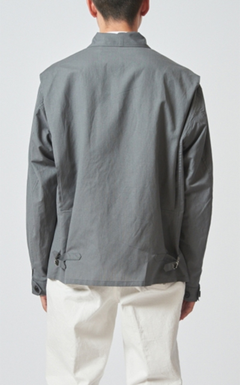 FLY BLOUSON TOP GREY - 11