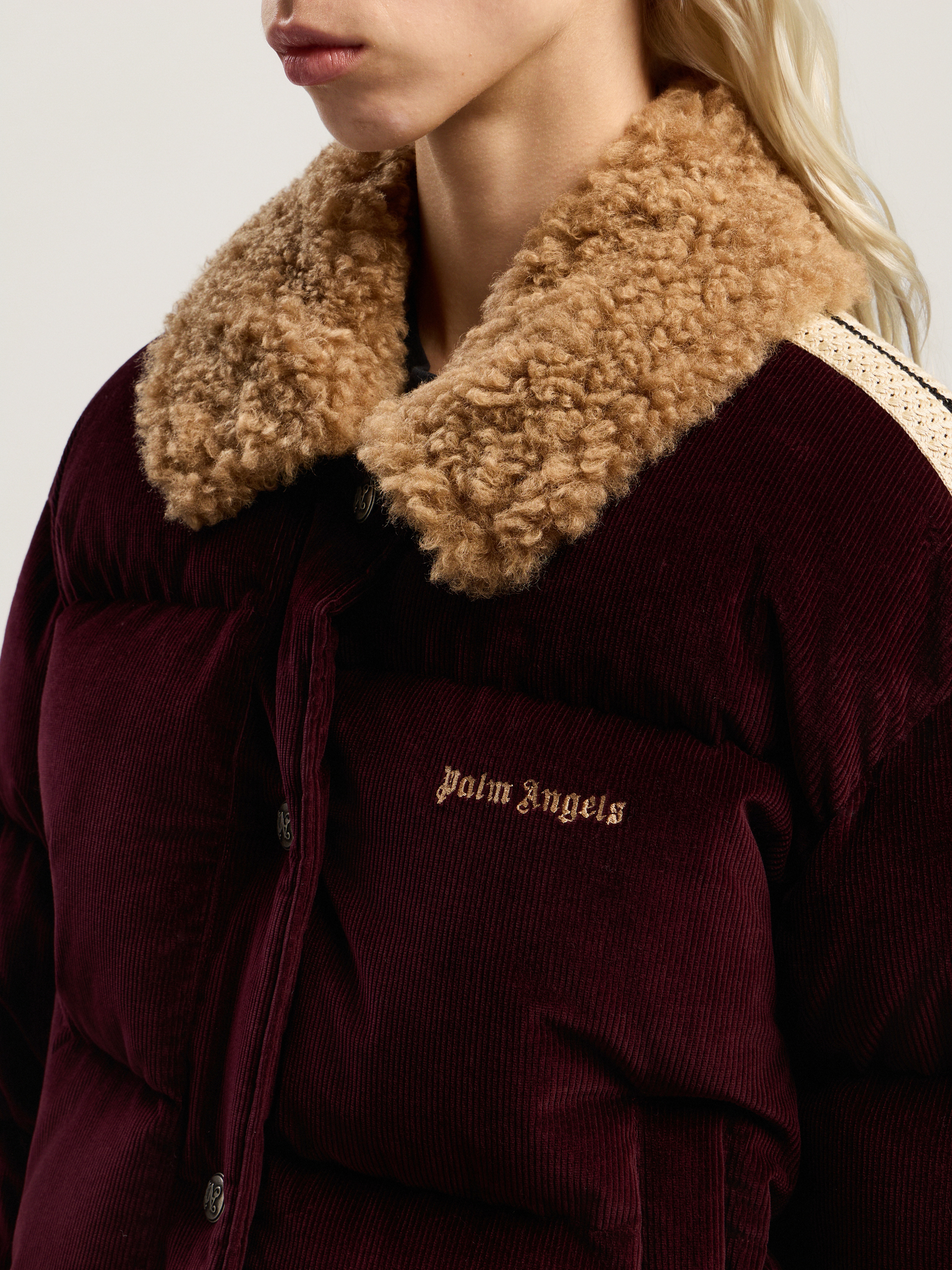 Classic Logo Cord Down Jacket - 5