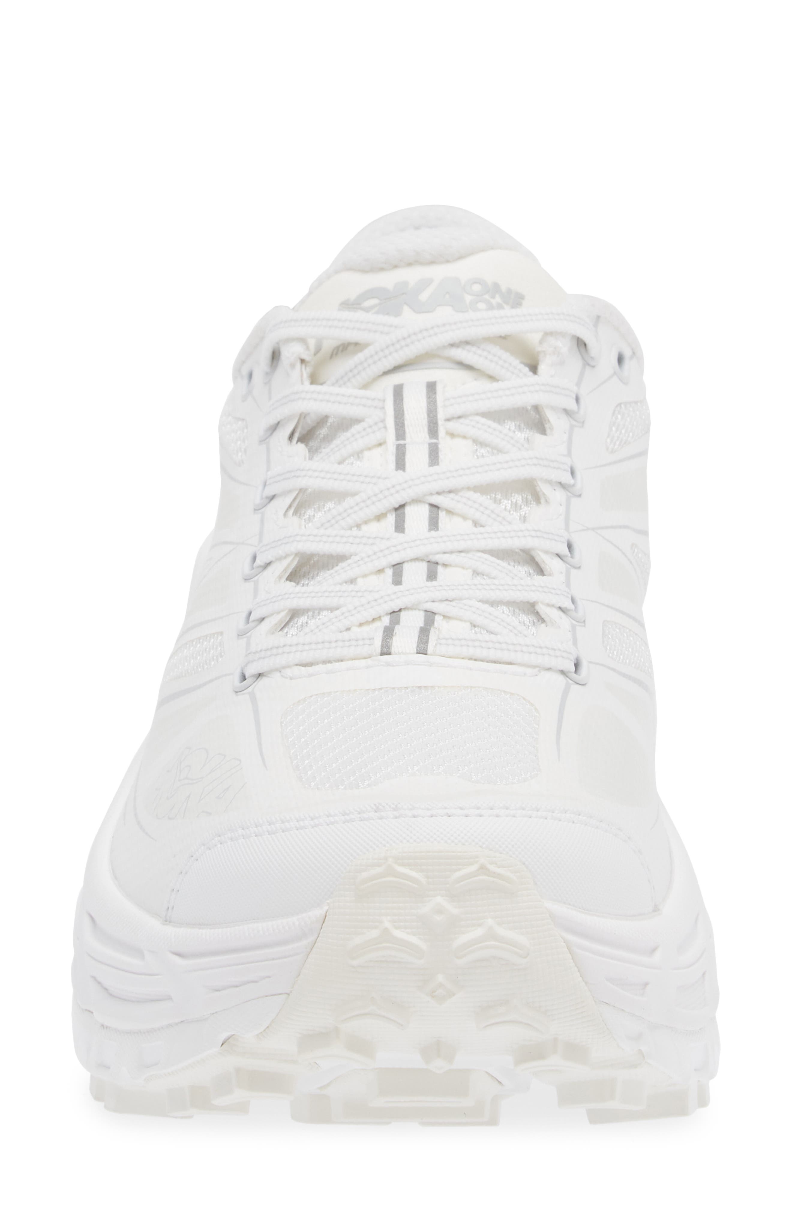 HOKA Mafate Speed 2 Sneaker in White /Lunar Rock at Nordstrom - 4