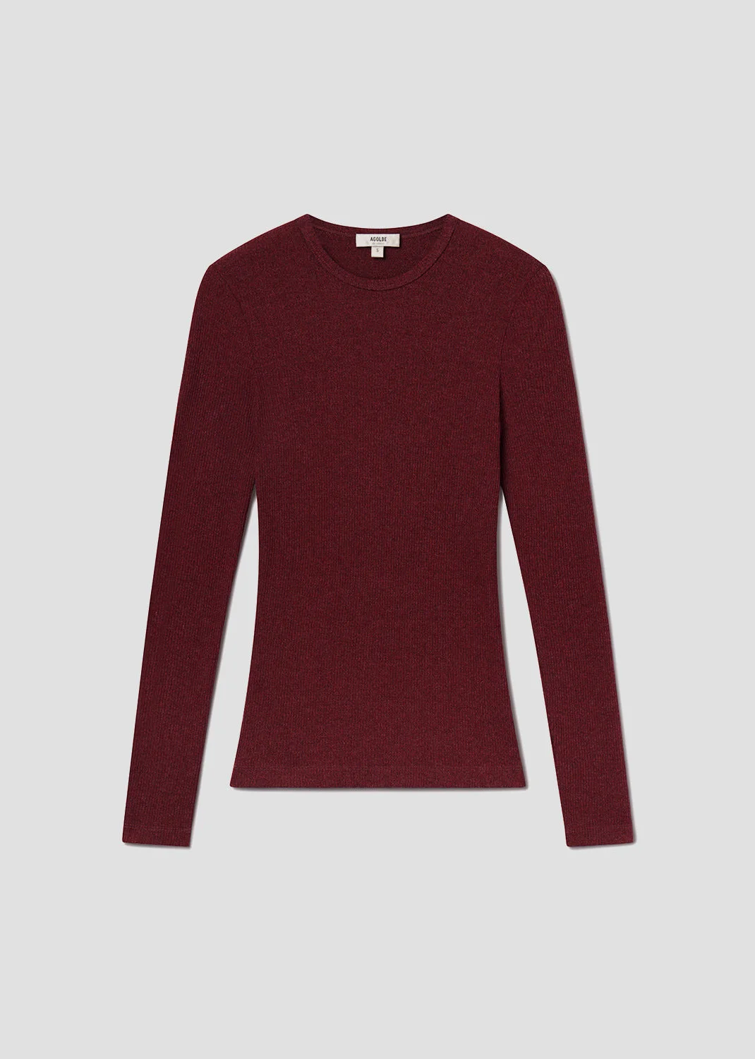 DELPHI SLIM TEE IN BRICK - 1