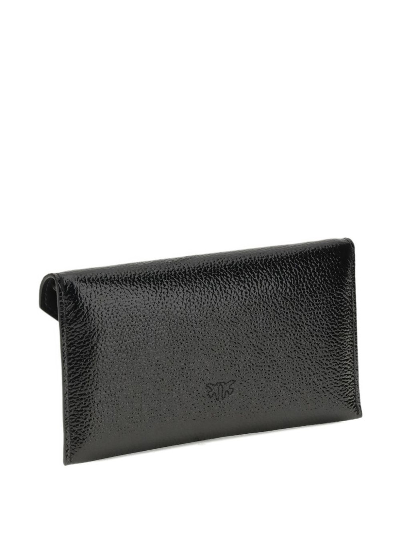 PINKO Love Birds envelope logo clutch bag outlook