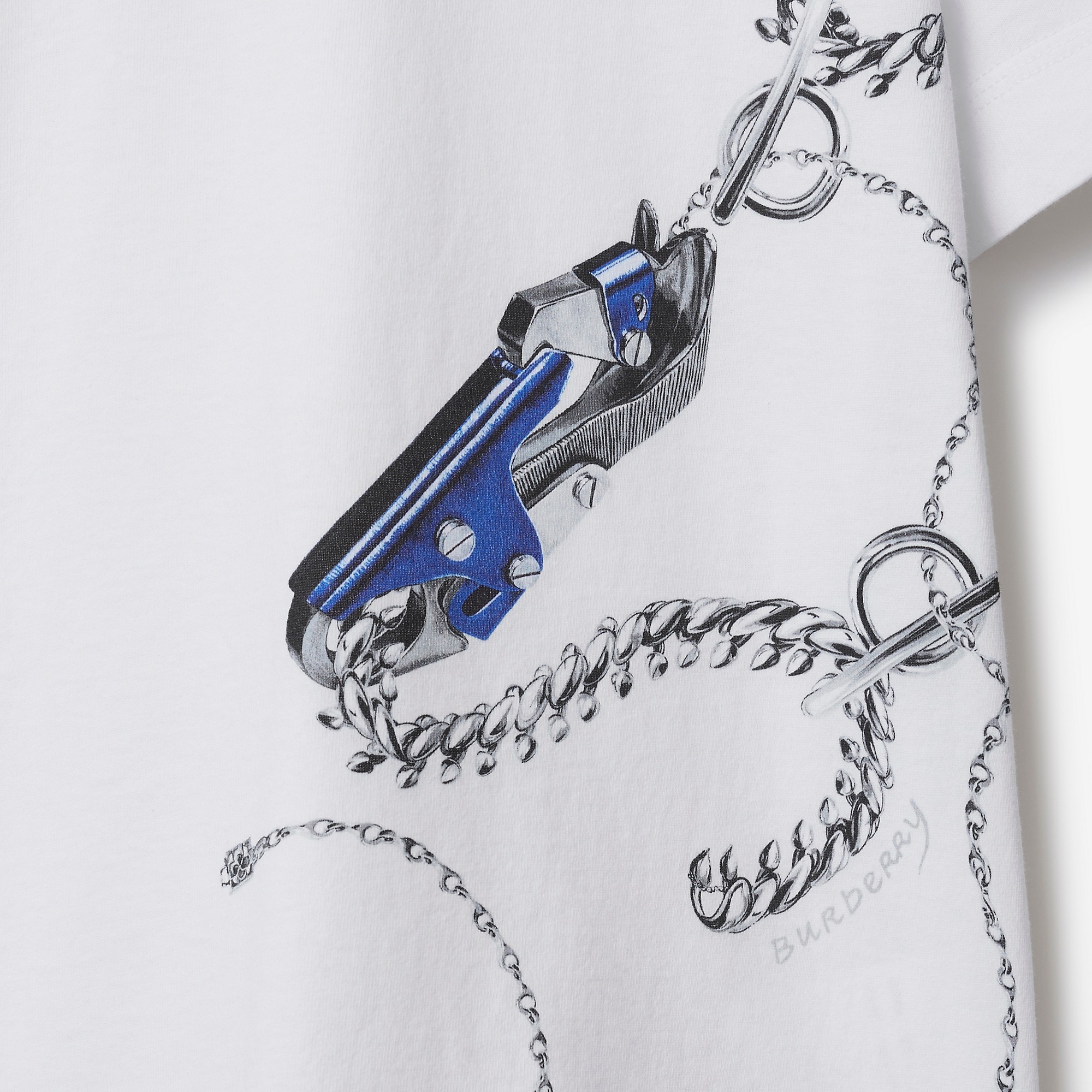 Boxy Knight Hardware Cotton T-shirt - 6