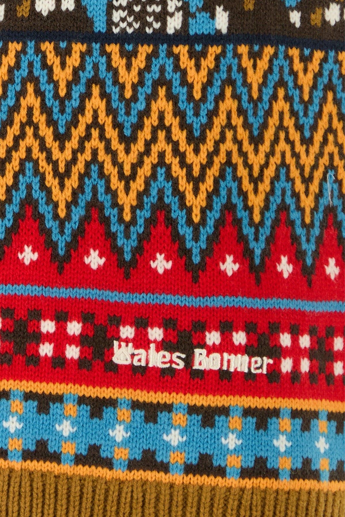 Embroidered acrylic blend Adidas X Wales Bonner vest - 3